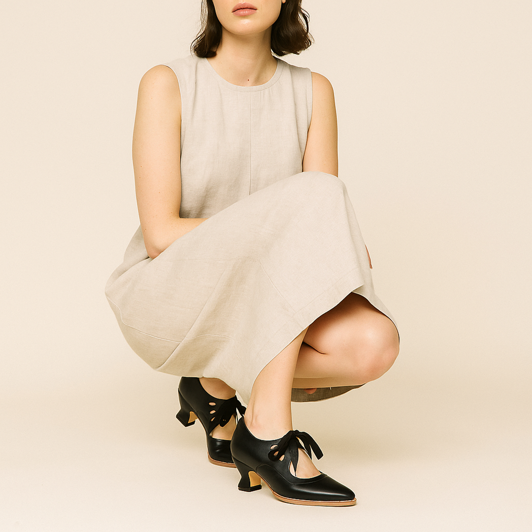 Damskie Buty Z Zakrytymi Palcami - Stylowe Obcasy