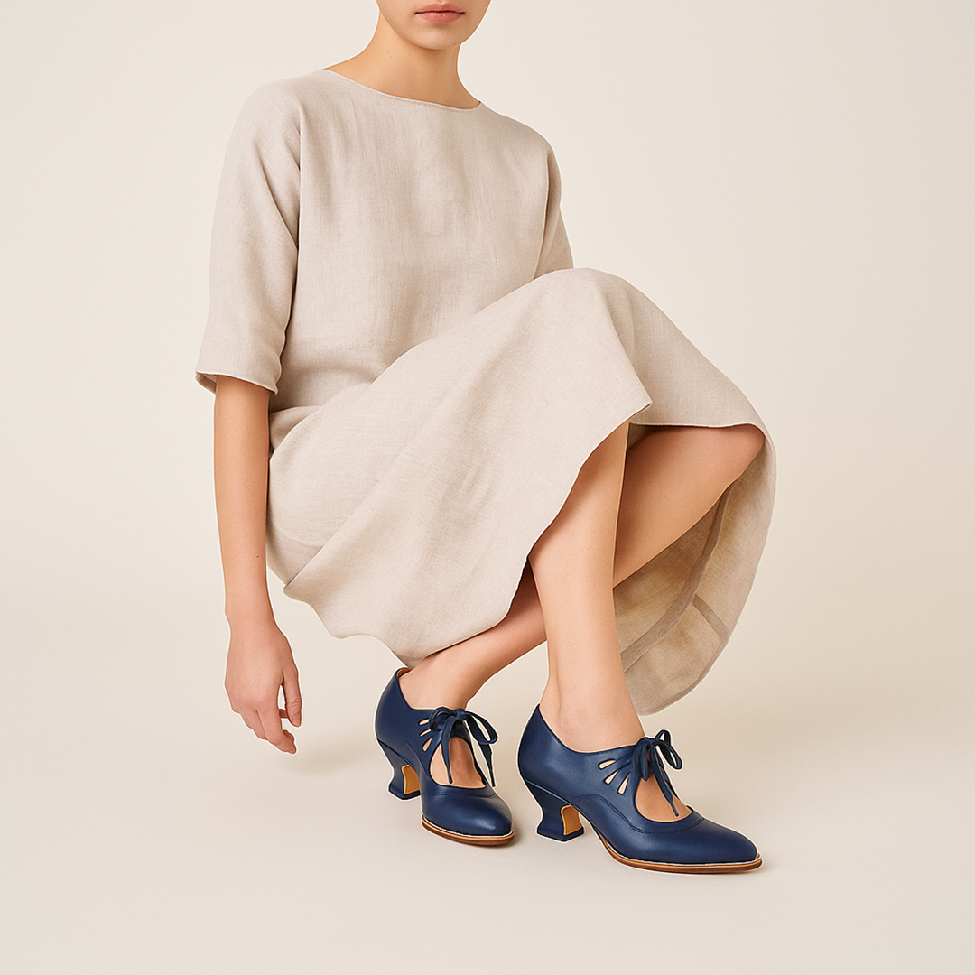 Damskie Buty Z Zakrytymi Palcami - Stylowe Obcasy