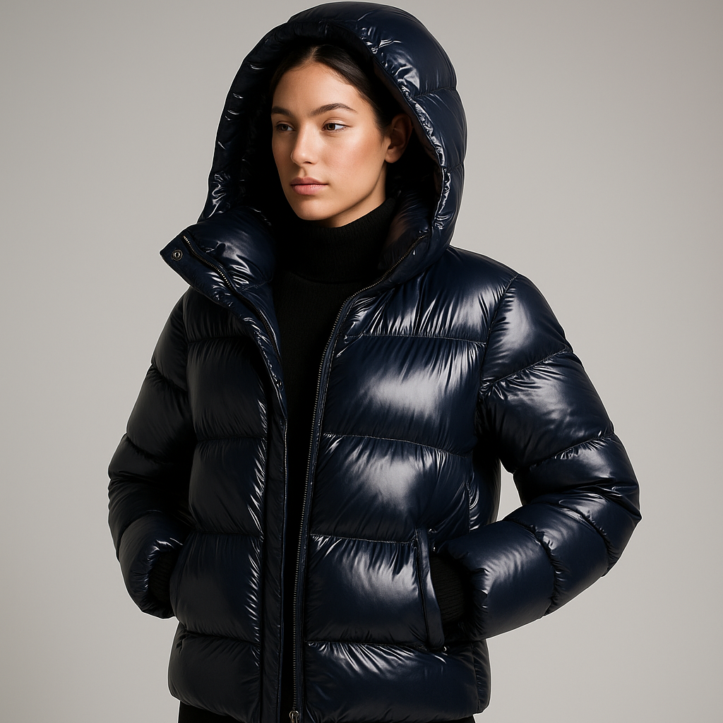 Blank Pufferjacka kvinnor